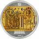Cook Islands 2016 Masterpieces of Art Shrine of the three Kings Silver Gold Coin