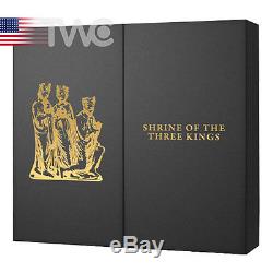 Cook Islands 2016 Shrine Three Holy King Masterpieces Art Deluxe 3oz Proof Ag Au
