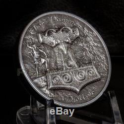 Cook Islands 2017 10$ Thor's Hammer Mjollnir 2oz Silver Coin