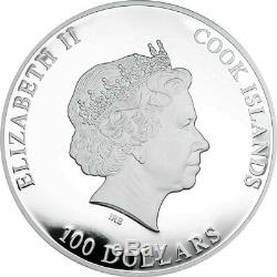 Cook Islands 2017 100$ Crystal Giant Moravian Star 1Kg Silver Coin Last piece