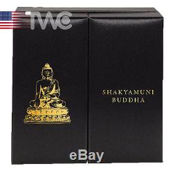 Cook Islands 2017 20$ 25$ Shakyamuni Buddha Masterpieces Of Art 3oz Proof Ag/Au