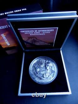 Cook Islands 2017 20$ Quetzalcoatl Gods Of The World 3 Oz Silver