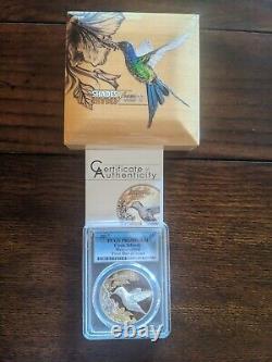 Cook Islands 2017 $5 Hummingbird 25 g. 999 Silver Coin