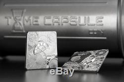 Cook Islands 2017 5$ Time Capsule. 999 Silver 1 Oz Coin Mintage 1500 Only