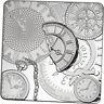 Cook Islands 2017 5$ Time Capsule Silver Coin