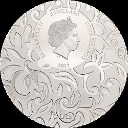 Cook Islands 2017 $5x3 Scarabs III Solar Zenith 3x1oz Silver Proof Coins Set