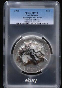 Cook Islands (2017) 7 Summits Mt. Everest 5 ounce silver coin ($25)