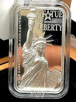 Cook Islands 2017 Statue of Liberty 2 oz. Proof Silver Bar Coin
