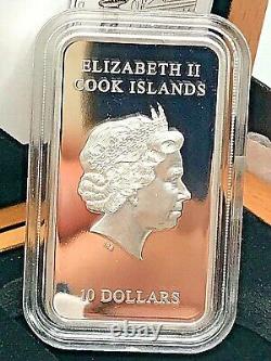 Cook Islands 2017 Statue of Liberty 2 oz. Proof Silver Bar Coin