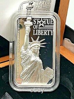 Cook Islands 2017 Statue of Liberty 2 oz. Proof Silver Bar Coin