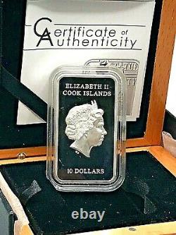 Cook Islands 2017 Statue of Liberty 2 oz. Proof Silver Bar Coin