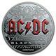 Cook Islands 2018 $10 AC/DC Black Ice 2 Oz Proof Silver Coin