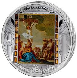 Cook Islands 2018 $20 MoA The Easter Edition Christ's Death 3oz Silver. 999 Proof
