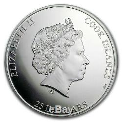 Cook Islands 2018 SEVEN SUMMITS AGONCOGUA 5 oz. 999 Silver Coin