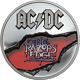 Cook Islands 2019 10$ AC/DC The Razors Edge 2 Oz Silbermünze