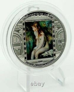 Cook Islands 2019 Masterpieces of Art Renoir/Girl Bathing Silver Proof Coin