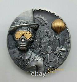 Cook Islands 2020 Steampunk Silver Coin UHR a Key 2020 Release