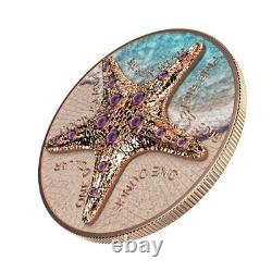 Cook Islands 2021 1USD Pink Star 1 Oz Silver Coin