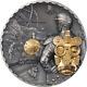 Cook Islands 2021 20$ JET PACK Steampunk Gilded 3 Oz Silver Coin