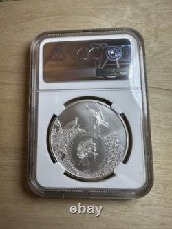 Cook Islands 2021 $5 US State Animal Series New York Beaver MS70 NGC silver Coin