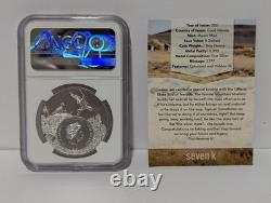 Cook Islands 2021 Nevada Mountain Bluebird 1 oz Silver MS 70 NGC Coin