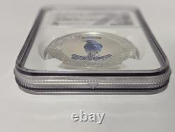 Cook Islands 2021 Nevada Mountain Bluebird 1 oz Silver MS 70 NGC Coin