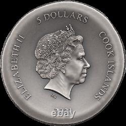 Cook Islands 2021 Owl of Athena $5 silver coin 1oz