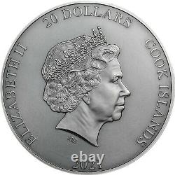 Cook Islands 2021 Titans Cronus 20$ silver coin 3 oz