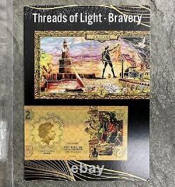 Cook Islands 2022 $2 TWO Threads of Light Story/Bravery 1/200 oz. 999 Gold