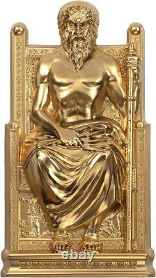 Cook Islands 2022 $20 Zeus Father of the gods-Spiritual Art 3 Oz Silver Coin