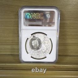 Cook Islands 2022 $5 U. S. State Animal Nebraska Meadowlark MS70 NGC