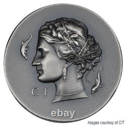 Cook Islands 2023 1oz Silver Arethusa Ultra High Relief (withWindow Box) Other