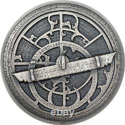Cook Islands 2023 ASTROLABE Historic Instruments $10 silver 2oz