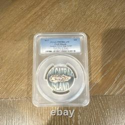 Cook Islands 2023 Alcatraz Island 1 oz. 999 Silver Proof PCGS PR69DCAM FDOI