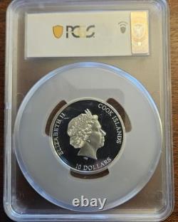Cook Islands 2023 Kiss the Frog PCGS PR70 Silver Coin 2 oz? Cracked slab