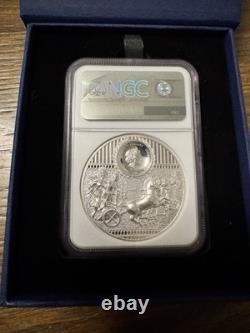 Cook Islands 2023 Sparta 3oz. 999 Silver Proof NGC PF70 UCAM 6796574-016