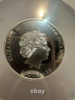 Cook Islands 2023 Vault $20 3oz. 999 Silver Proof High Relief NGC PF70 UC