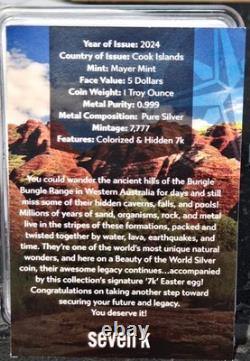 Cook Islands 2024 $5 Silver Bungle Bungle Range Pcgs Ms70