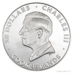 Cook Islands 2025 $20 3oz Silver New York Ultra High Relief (Box & COA)