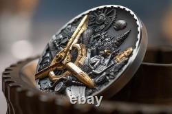 Cook Islands 2025 $20 AVIATION Steampunk 3 oz Silver Coin