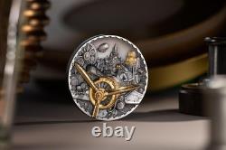 Cook Islands 2025 $20 AVIATION Steampunk 3 oz Silver Coin