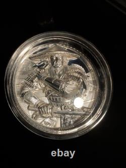 Cook Islands 2025 $25 5oz Silver Samurai Coin