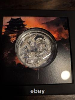 Cook Islands 2025 $25 5oz Silver Samurai Coin