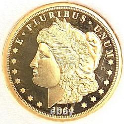 Cook Islands 2025 Morgan $5 Gold Coin 1/10 oz 24% Gold. 0239 AGW