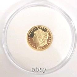 Cook Islands 2025 Morgan Dollar Gold Coin. 0239 AGW 1/10 oz of. 24 Gold