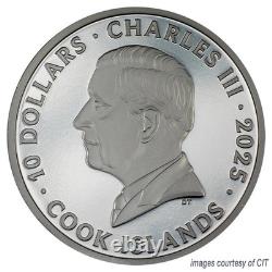 Cook Islands 2oz Anchor Rough Storms High Relief (withWindow Box) Other