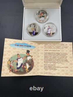 Cook Islands $5 Coin Set Malysh & Karlsson on the Roof Soviet Cartoon Silver 3pc