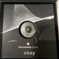 Cook Islands 5 Dollar Spinning Coin 1 Oz 999 Silver Rare