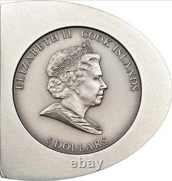 Cook Islands 5 Dollars 2011 Silver Antique finish The Seeds of Love