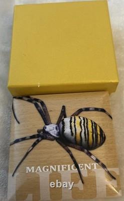 Cook Islands 5 Dollars 2016 Silver Proof 1oz Silver Magnificent Life Wasp Spider